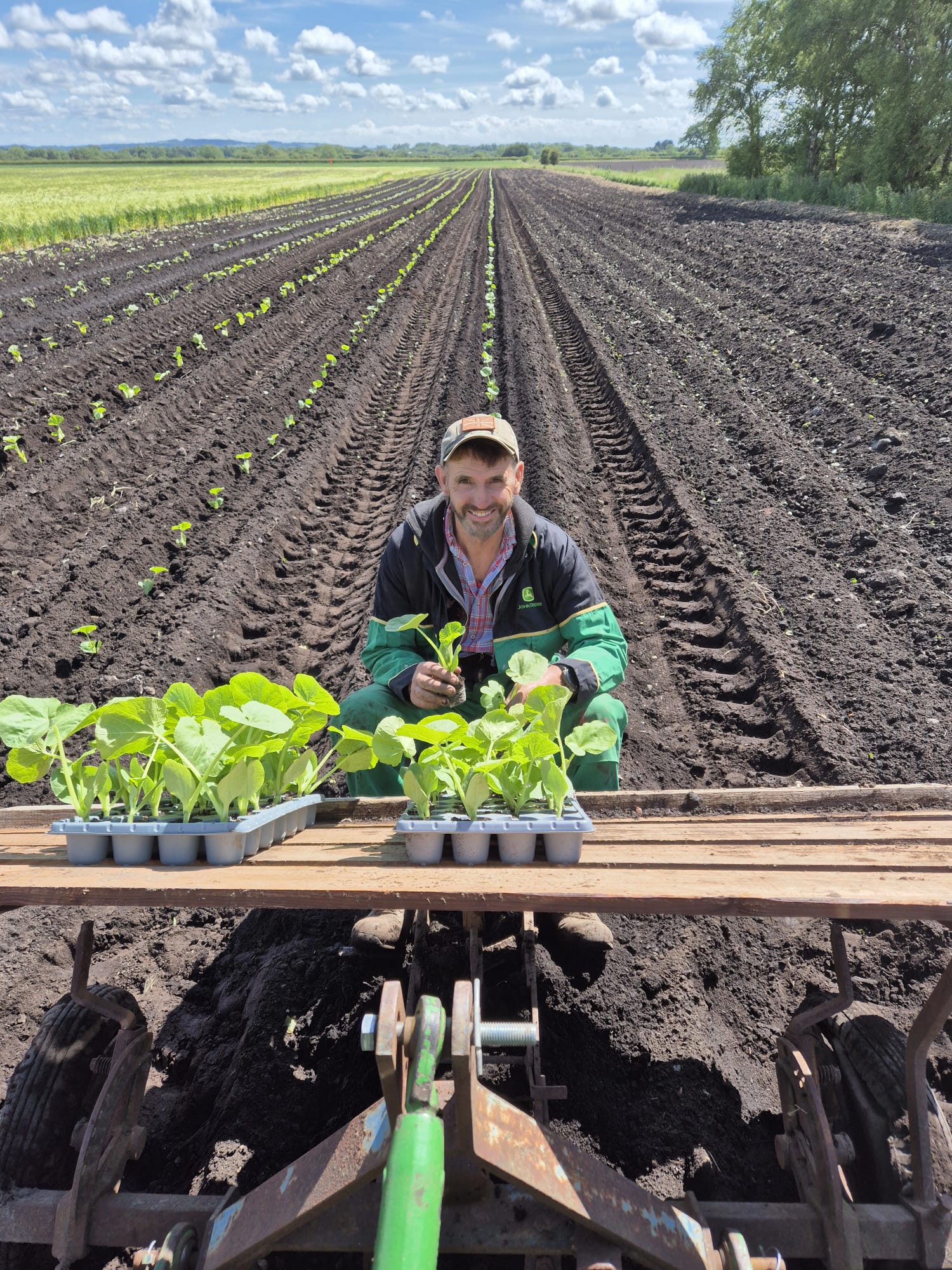 Farmer Kevin at Paul's Farm Pumpkin Patch in Leyland